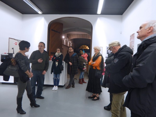 photographie du vernissage sur la route de Jacob Holdt